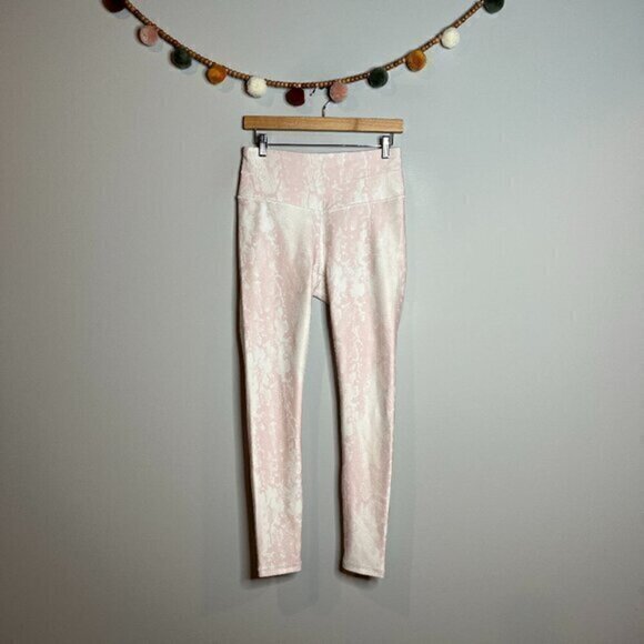 Calia by Carrie Underwood Essential Python Snakeskin High Rise Leggings Pink - Picture 1 of 5